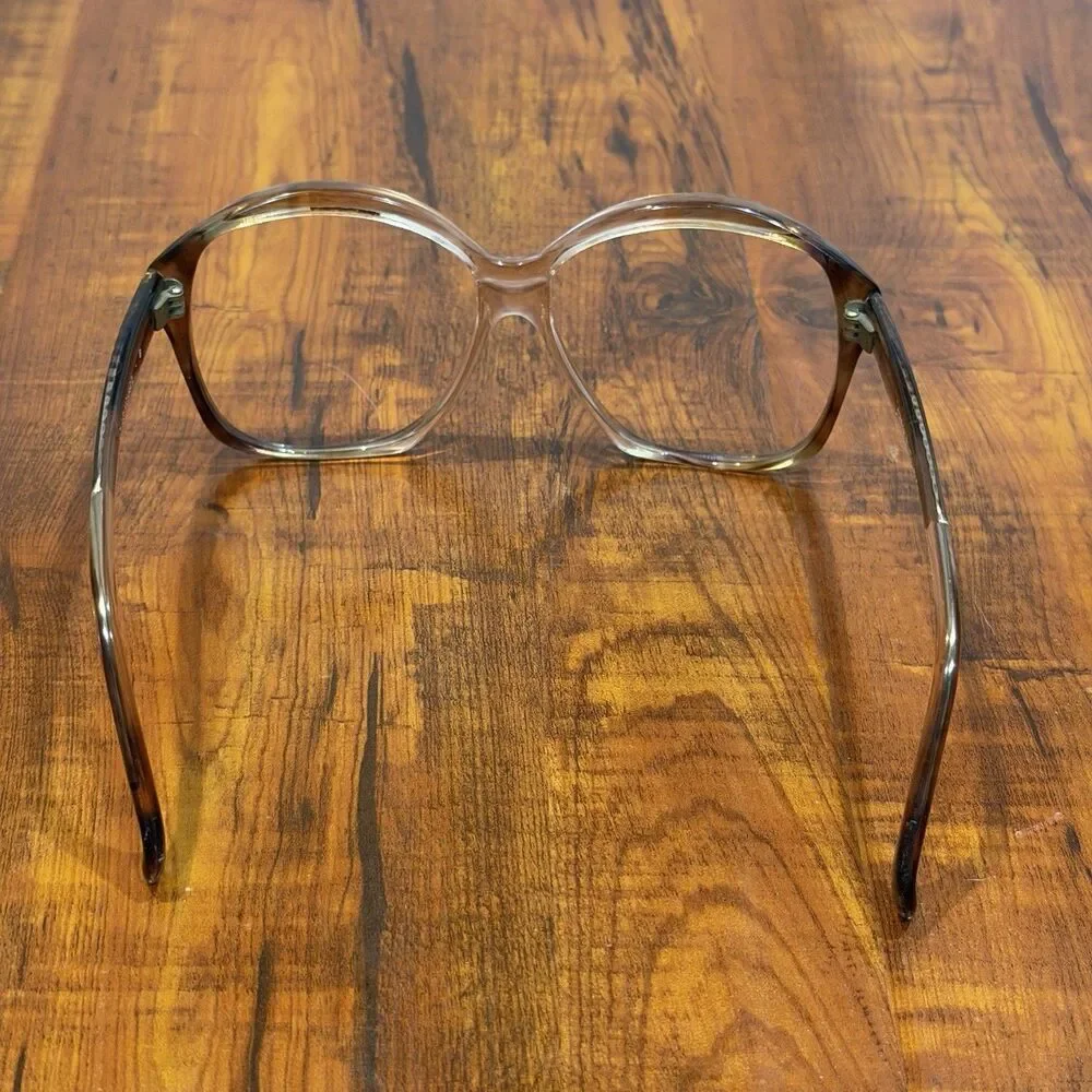 Rare Vintage Yves de Saint Claude 54-18 Brown Atlas Monaco Eyeglass Frames Only